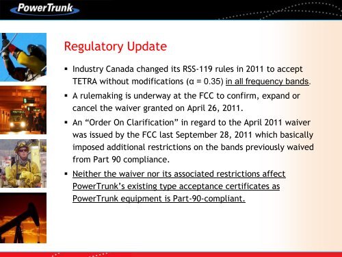 TETRA in North America - Peter Clemons