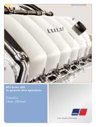 Powerful. Clean. Efficient. - MTU Detroit Diesel Australia