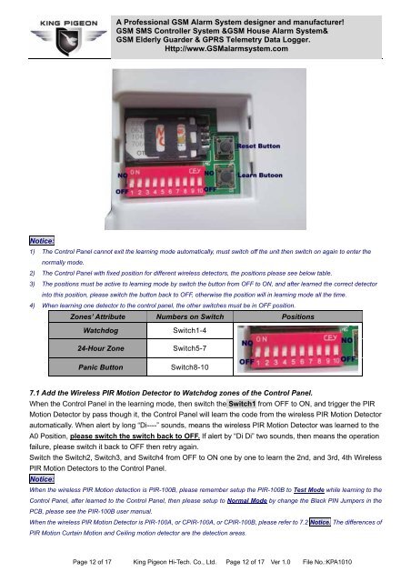 GSM Elderly Guarder