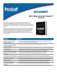 RLX2-IHW Datasheet - ProSoft Technology