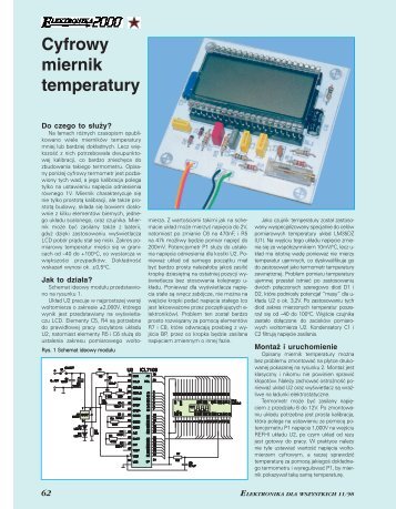 Cyfrowy miernik temperatury (255KB) - Elportal