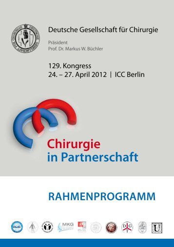 Chirurgie in Partnerschaft - 129. Kongresses der Deutschen ...