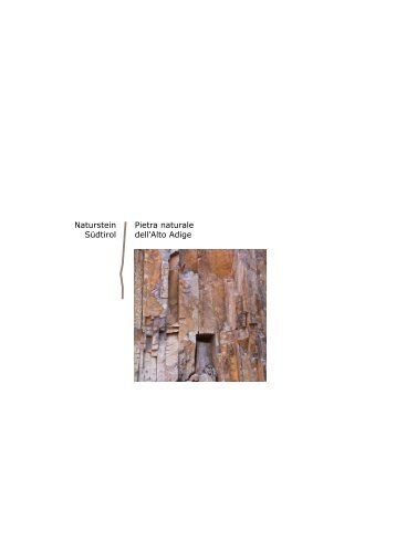 Opuscolo Pietra naturale dell'Alto Adige (PDF-Download