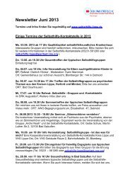 Newsletter Juni 2013 - Selbsthilfe-Kontaktstelle Kreis Lippe