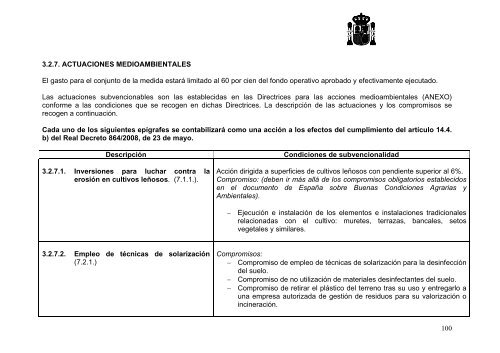 estrategia nacional de los programas operativos sostenibles ... - Coag