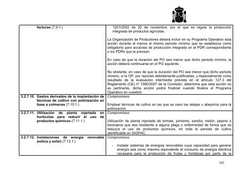 estrategia nacional de los programas operativos sostenibles ... - Coag