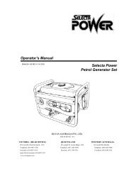 Generator 6.5Hp Selecta Power - Silvan