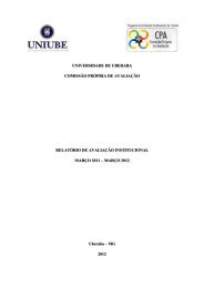 Avaliação Institucional - Março 2011/Março 2012 - Uniube