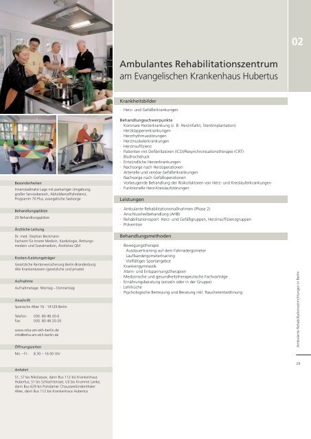 Rehabilitationin Berlin und Brandenburg Atlas zur medizinischen ...