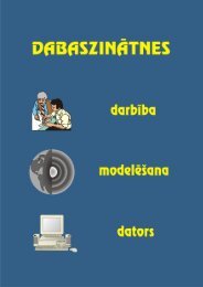 DABASZINÄTNES: darbÄ«ba, modelÄÅ¡ana, dators