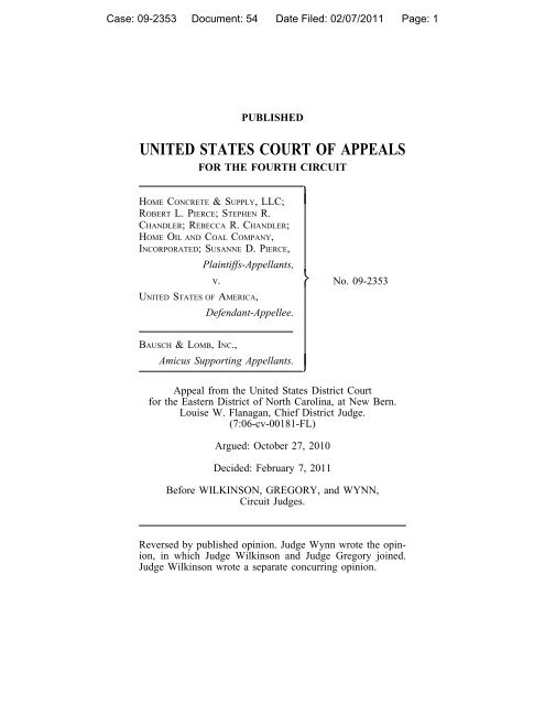 Home Concrete & Supply, LLC v. United States