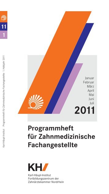 Programmheft für Zahnmedizinische Fachangestellte hygiene