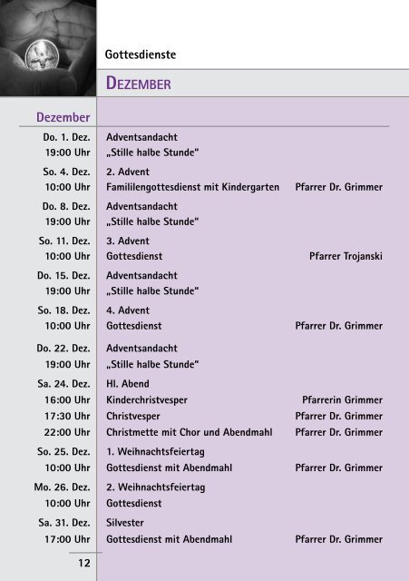 Dezember 2011 bis Februar 2012 (Gemeindebrief #18)