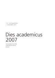 BroschÃ¼re Â«Dies academicus 2007 - UniversitÃ¤t Bern