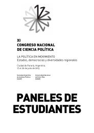 XI CONGRESO NACIONAL DE CIENCIA POLÃTICA - Sociedad ...