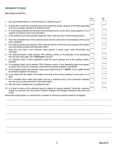 Construction Site Inspection Checklist - Stark Soil and Water ...