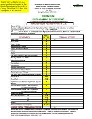 PREMIUM - Illinois Department of Agriculture