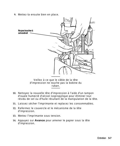 mode d'emploi imprimantes Monarch 9820 9830 - Gomaro