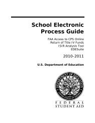 2010-2011 School Electronic Process Guide - FSAdownload.ed.gov ...