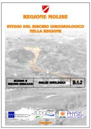 Analisi idrologica - Regione Molise