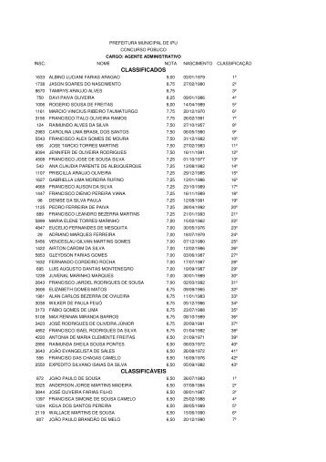 resultado final definitivo_nivel medio_sem prova de titulos - Serap