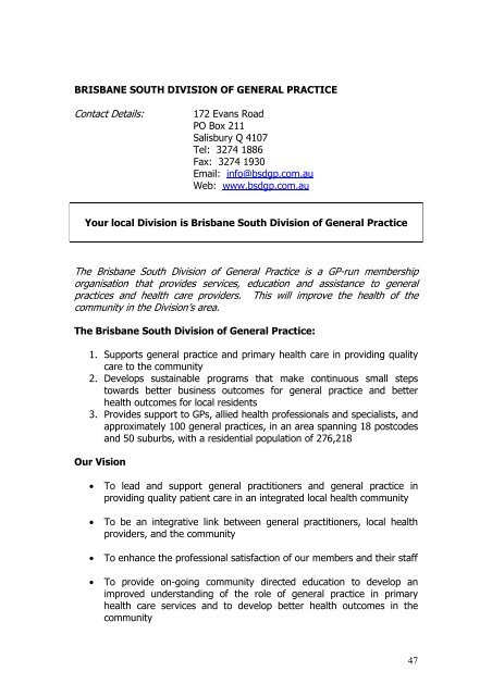 Orientating Nurses to General Practice - General Practice Queensland