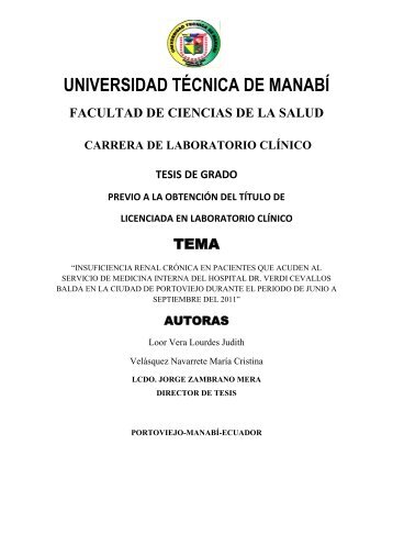 dedicatoria - Repositorio UTM - Universidad TÃ©cnica de ManabÃ­