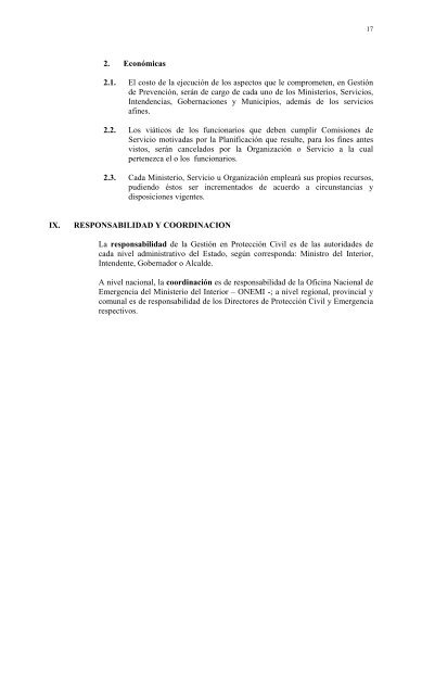 Aprobación Plan Nacional de Protección Civil - DISASTER info ...