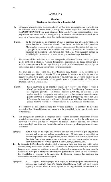 Aprobación Plan Nacional de Protección Civil - DISASTER info ...