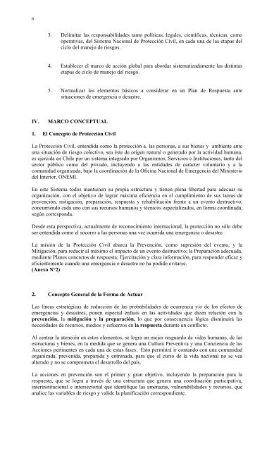 Aprobación Plan Nacional de Protección Civil - DISASTER info ...