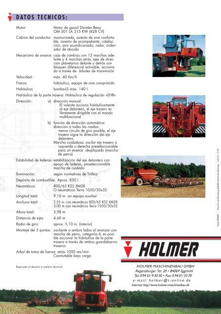 vehículo multiuso de gran capacidad - Holmer Maschinenbau GmbH