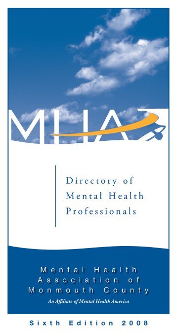 Directory of Mental Health Professionals - Mental Health Association ...