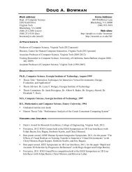 Doug A. Bowman Doug A. Bowman - People - Virginia Tech