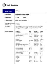 Isohexane LNH - Europe