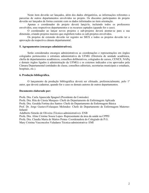 critérios de registro de atividades e elaboração do relatório anual de ...