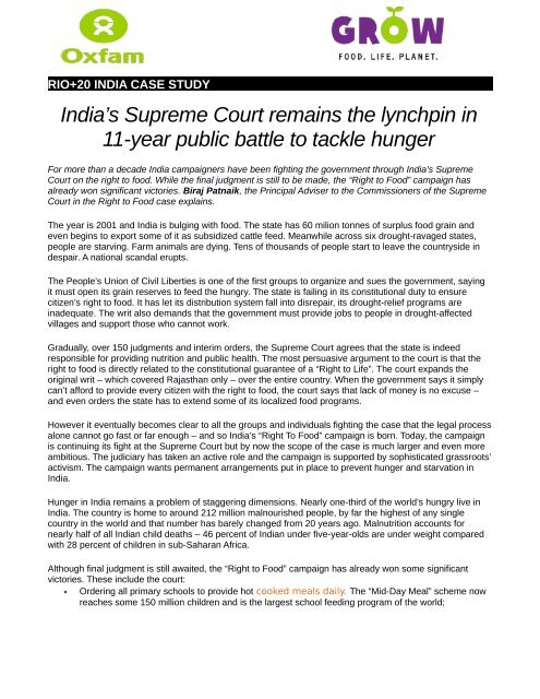 law case study india