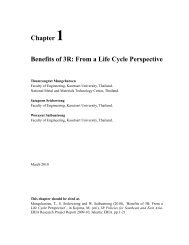 Chapter 1 Benefits of 3R: From a Life Cycle Perspective - ERIA