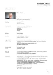 download CV - Wenger Plattner