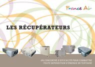 Documentation commerciale Les récupérateurs - France Air