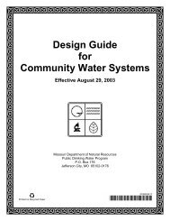 Design Guide for Community Water Systems - The Water, Sanitation ...