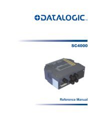 SC4000 Reference Manual (.pdf, 4001680 byte) - Datalogic