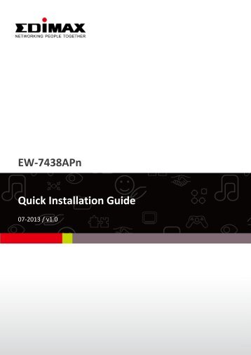 EW-7438APn Quick Installation Guide - Edimax