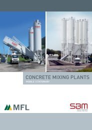 Programme: Mobile and Stationary Concrete Mixing Plants - SBM