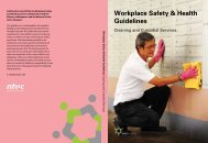 Cleaning and Custodial Services Guidelines - Workplace Safety and ...