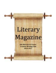 Literary Magazine - Ada Merritt K-8 Center