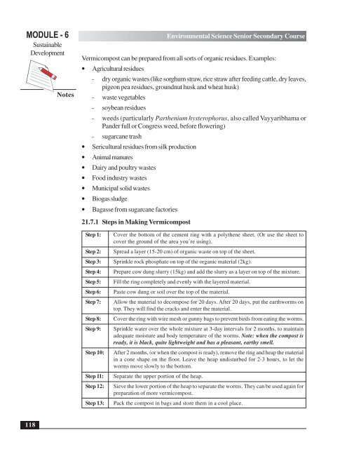 Concept of Sustainable Agriculture