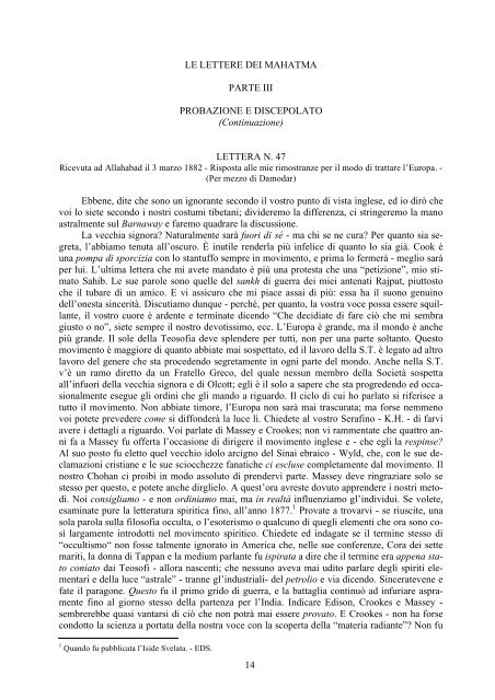 le lettere dei mahatma vol. ii - Esonet.org