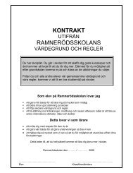 KONTRAKT RAMNERÃDSSKOLANS