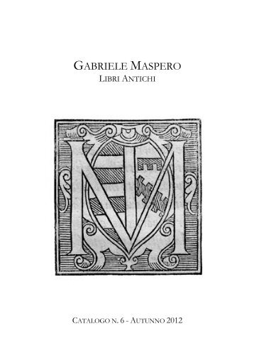 Untitled - Libri Antichi Gabriele Maspero