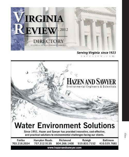 Sample Virginia Review Directory Of State & Local ... - VAReview.com